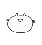 余白が多いねこ（個別スタンプ：13）