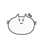 余白が多いねこ（個別スタンプ：16）