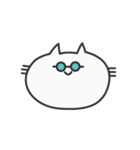 余白が多いねこ（個別スタンプ：19）