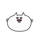 余白が多いねこ（個別スタンプ：20）