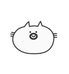 余白が多いねこ（個別スタンプ：22）