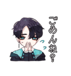 おしゃれ男女（個別スタンプ：2）