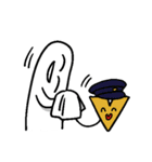顔が横の人（個別スタンプ：40）