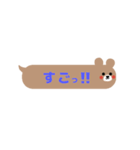 吹き出しくま★シンプルよく使う一言（個別スタンプ：30）