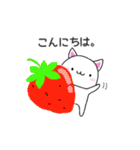 *しろいネコ*（個別スタンプ：10）