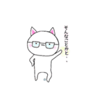*しろいネコ*（個別スタンプ：20）