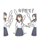 ジャグリング女子（個別スタンプ：15）