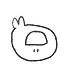 逆さうさぎさん（個別スタンプ：5）