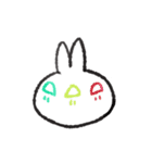 逆さうさぎさん（個別スタンプ：16）