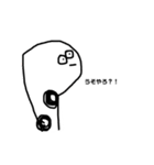 チンアナゴの日常会話（個別スタンプ：3）
