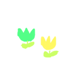 お花文字（個別スタンプ：4）