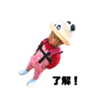 キッズスタンプ。（よく使う言葉）女の子。（個別スタンプ：14）