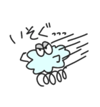 わたあめくんとうさ紳士（個別スタンプ：7）