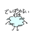 わたあめくんとうさ紳士（個別スタンプ：18）