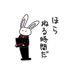 わたあめくんとうさ紳士（個別スタンプ：30）