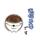 敬語なハリネズミさん（個別スタンプ：12）