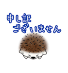 敬語なハリネズミさん（個別スタンプ：28）