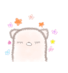 まつげの長いくまねこ（個別スタンプ：5）