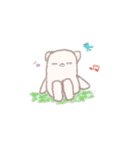 まつげの長いくまねこ（個別スタンプ：16）