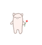 まつげの長いくまねこ（個別スタンプ：19）