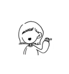 外ハネはね子（個別スタンプ：1）
