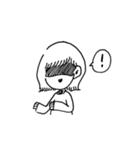 外ハネはね子（個別スタンプ：7）