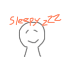 眠い男の子（個別スタンプ：1）