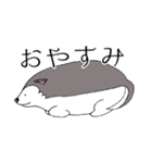 太っちょハスキー（個別スタンプ：9）