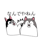 太っちょハスキー（個別スタンプ：17）