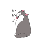 太っちょハスキー（個別スタンプ：21）
