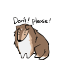 どことなく高圧的な犬（個別スタンプ：32）