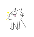 白いもちゃねこ（個別スタンプ：1）