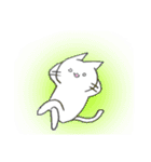 白いもちゃねこ（個別スタンプ：5）