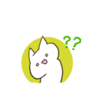 白いもちゃねこ（個別スタンプ：6）