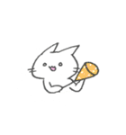 白いもちゃねこ（個別スタンプ：10）
