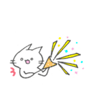 白いもちゃねこ（個別スタンプ：11）