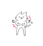 白いもちゃねこ（個別スタンプ：16）