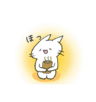 白いもちゃねこ（個別スタンプ：22）