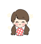 ふたつしばりの女の子（個別スタンプ：1）