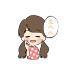 ふたつしばりの女の子（個別スタンプ：4）