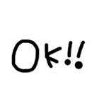 シンプル 手書き 文字（個別スタンプ：15）