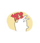 わろてるウサギ（個別スタンプ：3）