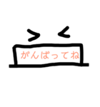 かおもじくんです。（個別スタンプ：19）