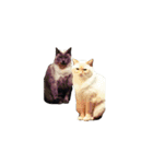 猫まみれ(ハムスター入り)（個別スタンプ：22）