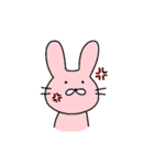 なかよしなうさぎとくま（個別スタンプ：3）