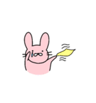 なかよしなうさぎとくま（個別スタンプ：20）