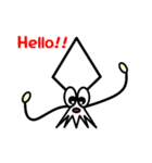 ヤリイカのスタンプ（個別スタンプ：1）