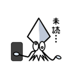 ヤリイカのスタンプ（個別スタンプ：12）