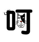 ねこ漢字（個別スタンプ：34）