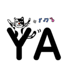 ねこ漢字（個別スタンプ：40）